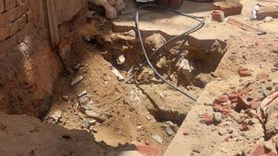 إيقاف أعمال حفر تليفونات بشارع باسيلي عمرانية شرقية 