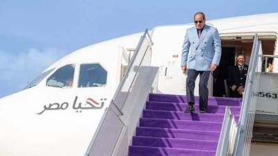الرئيس السيسى يعود إلى أرض الوطن بعد أداء فريضة الحج