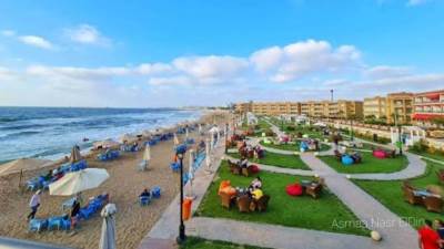 شاطىء المعمورة بالإسكندرية يتألق فى عيد الأضحى