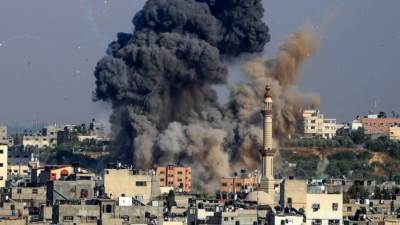  جيش الاحتلال: قصفنا مبنى تابعا لحزب الله في منطقة راميا جنوبي لبنان 