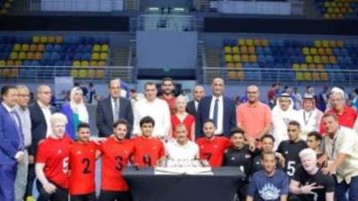 منتخب المكفوفين يفوز على أوكرانيا ويتوج ببطولة الأهرامات الدولية 
