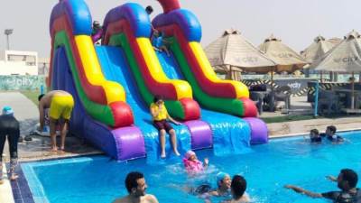 أندية سيتى كلوب تنظم مهرجان الألعاب المائية وتفاعل كبير من الأعضاء.. صور 