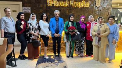 مستشفي الطريق للطب النفسي وعلاج الإدمان تشكر الشيخة نوال حمود الصباح علي زيارتها الكريمة