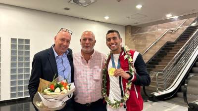 حسني: رعاية المواهب الرياضية أمثال الجندي واجب وطني .. ومواهب اخري استعداد للوس أنجلوس 