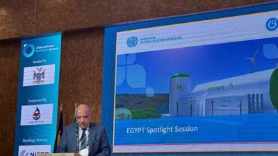 تفاصيل كلمة وزير الكهرباء أمام القمة الأفريقية العالمية للهيدروجين الأخضر المنعقدة فى ناميبيا