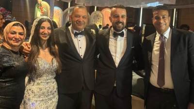 عضو العربي للطاقة يهنئ عائلة المقدس بحفل زفاف كريمتهم ساندرا 