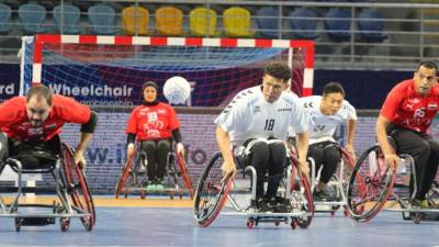 فراعنة اليد للكراسي المتحركة تواجه الديوك الفرنسية فى نصف  نهائى المونديال الليلة