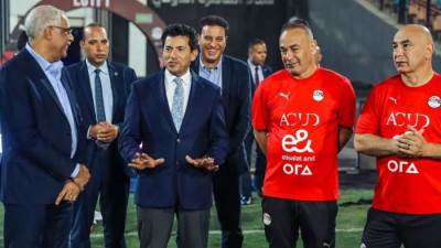 في حضور وزير الرياضة.. منتخب مصر يواصل تدريباته استعدادا لمواجهة موريتانيا الجمعة 
