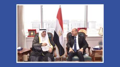 وزير العمل يستقبل بهبهاني بالعاصمة الإدارية الجديدة