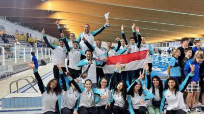 فريق منطقة الإسماعيلية للغوص والإنقاذ يتوج بذهبية بطولة العالم في إيطاليا 