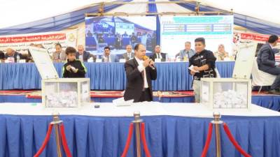 إجراء القرعة الثامنة على الأراضي التي تم توفيق أوضاعها ب"القادسية" في العبور الجديدة