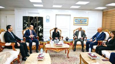 محافظ البحيرة تستقبل رئيس مجلس إدارة  البورصة المصرية ورئيس جامعة دمنهور 