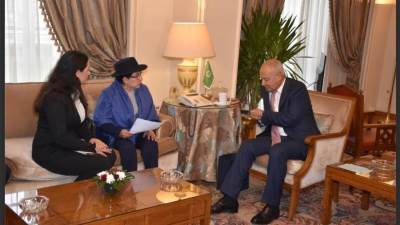 الأمين العام يستقبل وزيرة خارجية دولة بوليفيا متعددة القوميات