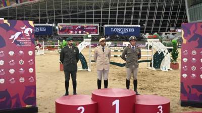 اليوسفى والمازمى وبريمو .. أوائل منافسات اليوم الثانى لبطولة العالم العسكرية للفروسية 24 بقطر 