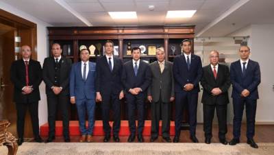 اتحاد ألعاب القوي  يوجه الشكر لوزير الشباب والرياضة 