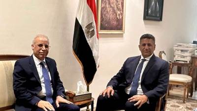 السفير العراقي يلتقي مساعد وزير الخارجية المصري لشؤون الدول الأطراف والأمن الدولي