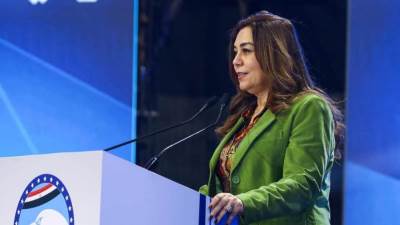 وزيرة التنمية المحلية تشهد احتفالية  مبادرة " سداد ديون المزارعين " لحزب مستقبل وطن لسداد ديون 6 آلاف مزارع