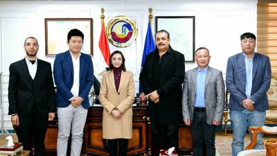 محافظ البحيرة تستقبل وفد شركة "آيسن" الصينية لبحث آفاق التعاون الاستثماري بكفر الدوار 