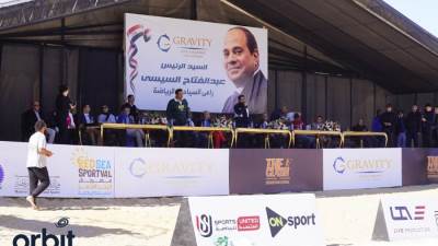 بالصور.. 156 لاعباً يستأنفون منافسات اليوم الثاني للبطولة العالمية  للكرة الشاطئية بمنتجع جرافتى سهل حشيش بالغردقة