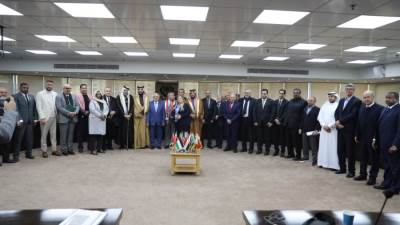 بإجماع ممثلي 17 دولة عربية.. علي السنافي رئيسا لاتحاد المقاولين العرب لدورة جديدة