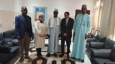 وزير التعليم العالي التشادي يستقبل وفد جامعة النيل الأوروبية