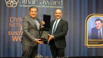 صناع الخير تفوز بجائزة الملتقى السنوي للمسؤولية المجتمعية والتنمية المستدامة "أثر"