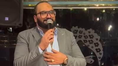 السوبر ستار محمد حسن والموسيقار الدكتور تامر نصر يشعلون وردة الشيخ زايد