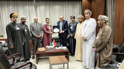 رئيسة وفد الغرف العمانى تؤكد على عمق العلاقات التجارية مع مصر