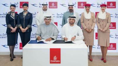 "الكويتية" و"طيران الامارات" توقعان مذكرة تفاهم لتعزيز خيارات السفر