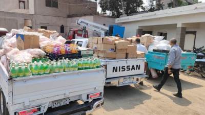 محافظة الجيزة تضبط 11 طنًا أدوية ومكملات غذائية وسلعًا منتهية الصلاحية داخل مخزن في إمبابة قبل طرحها بالأسواق