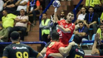 الأهلى يهزم الترجى التونسى فى بطولة الكؤوس الأفريقية لكرة اليد