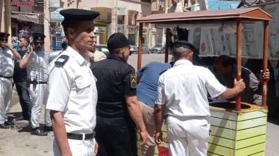 جهاز دمياط الجديدة يشن حملة مكبرة لإزالة الإشغالات بأحياء متفرقة بالمدينة