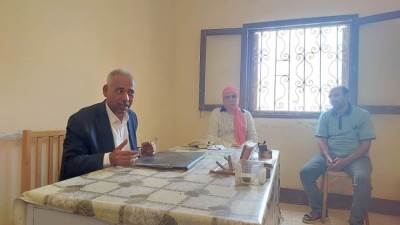 وكيل وزارة الزراعة يتفقد الإدارة الزراعية بمدينة رأس سدر