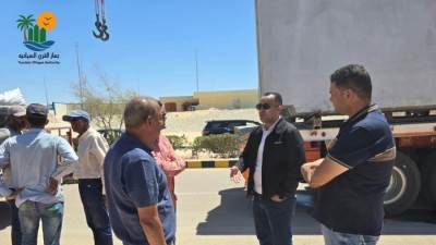 جولة تفقدية لرئيس جهاز القري السياحية لمتابعة أعمال المرافق ومحطات التحلية