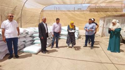 وكيل الزراعة يشهد استكمال توزيع الأعلاف وتعزيز سبل العيش المستدام