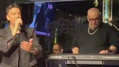 السوبر ستار ضياء عز الدين مع الموسيقار مدحت الهادي يحيون حفلات وردة الشيخ زايد