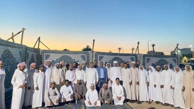 الجبهة الوطنية بجنوب سيناء يعقد اجتماع مع مشايخ القبائل البدوية بمدينة طور سيناء