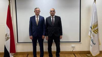 البنك الزراعي يستقبل وزير زراعة جمهورية صربيا لتعزيز التعاون والاطلاع على جهود البنك في دعم التنمية الزراعية