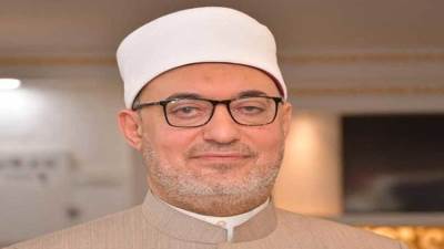 مفتي الجمهورية يدين استهداف كنيسة دير اللاتين في غزة 