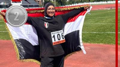 ألعاب القوى المصرية تواصل التألق بفضية و برونزية.. جنة وألاء   بدورة الألعاب الافريقيه للمدارس بالجزائر