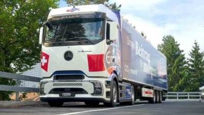 شاحنات "eActros 600" تدخل أساطيل النقل في أوروبا