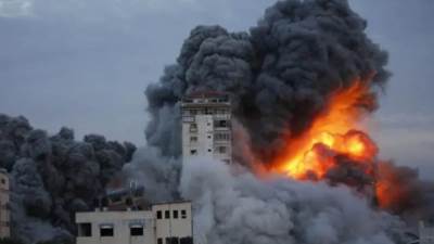 إسرائيل تقصف مناطق عديدة فى قطاع غزة