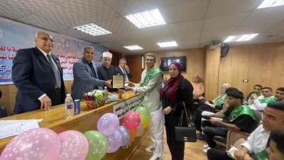 الشباب والرياضة بالقليوبية تكرم أبناء العاملين المتفوقين في الثانوية العامة والأزهرية