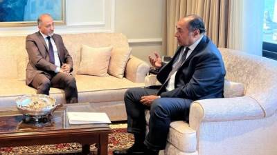 السفير العكلوك يسلم رسالة خطية من الرئيس إلى الأمين العام لجامعة الدول العربية 