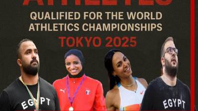 طوارئ في ألعاب القوي قبل سفر الرباعي المصري لبطولة العالم باليابان 