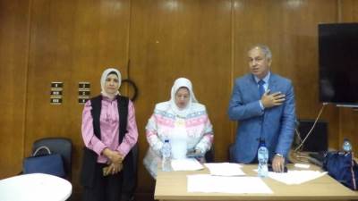 وكيل صحة الجيزة يجتمع بمديرى المستشفيات بمركز تدريب صحة المرأة بالجيزة لمناقشة خدمات تنظيم الأسرة