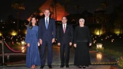 جولة الرئيس السيسى وقرينته بصحبة ملك وملكة إسبانيا بالأهرامات