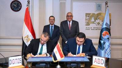 ديجيتايز تحتفل بنجاحها في تصنيع منتجاتها داخل مصانع الهيئة العربية للتصنيع وتوقع اتفاقية لتسويقها في المشروعات القومية