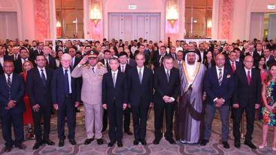 السفير الصيني خلال الاحتفال باليوم الوطني: العلاقات الصينية المصرية تمر حاليا بأفضل مراحلها بالتاريخ