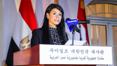 وزيرة التخطيط والتنمية الاقتصادية تشارك في احتفال السفارة الكورية باليوم الوطني 